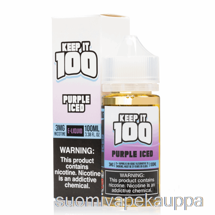 Vape Box Purple Iced - Säilytä Se 100 - 100ml 0mg